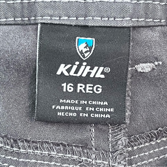 Kuhl Gray Roll Up Cargo Pants with Straight Leg Cut - Picture 8 of 14